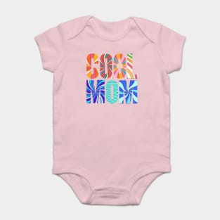 Cool Mom Groovy Mom Baby Bodysuit